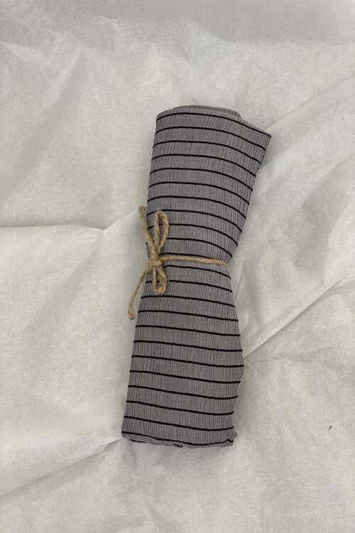 Çizgili Bürümcük Şal