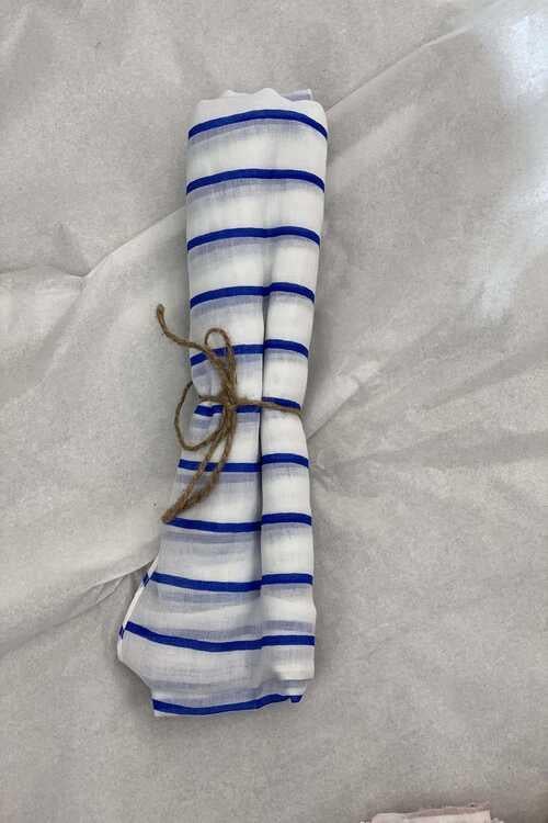 Çizgili Pamuklu Fresh Scarfs