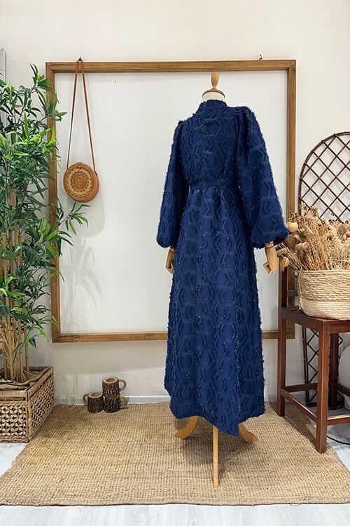 DESENLİ PÜSKÜL ABİYE Laci