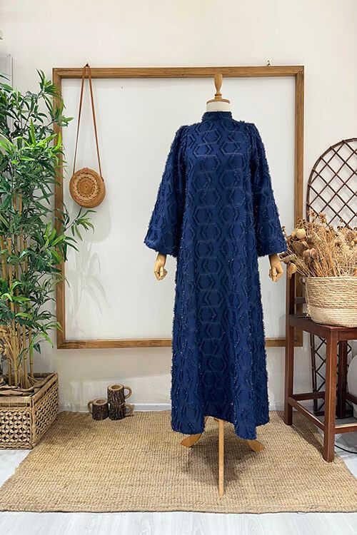 DESENLİ PÜSKÜL ABİYE Laci