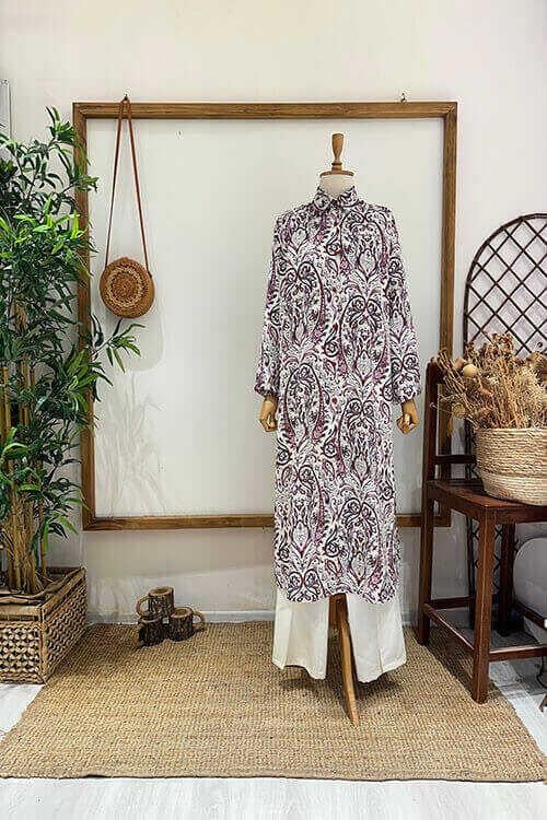 FİRUZE TUNİK Bordo