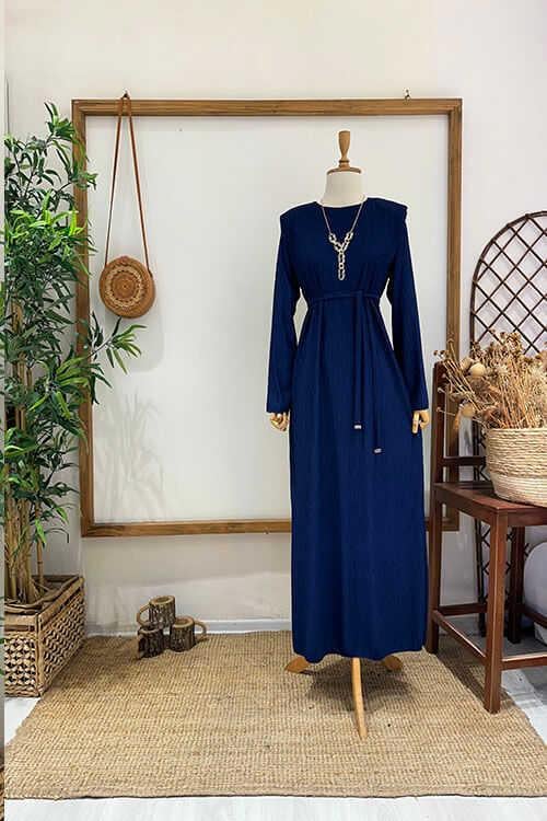 HAZEL ELBİSE Lacivert