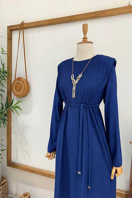 HAZEL ELBİSE Lacivert