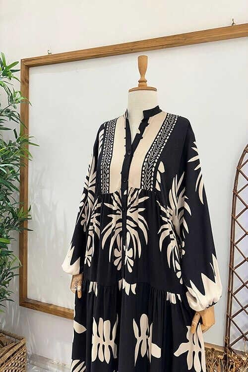 HELİN ELBİSE Siyah