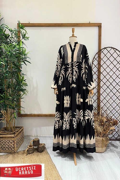 HELİN ELBİSE Siyah