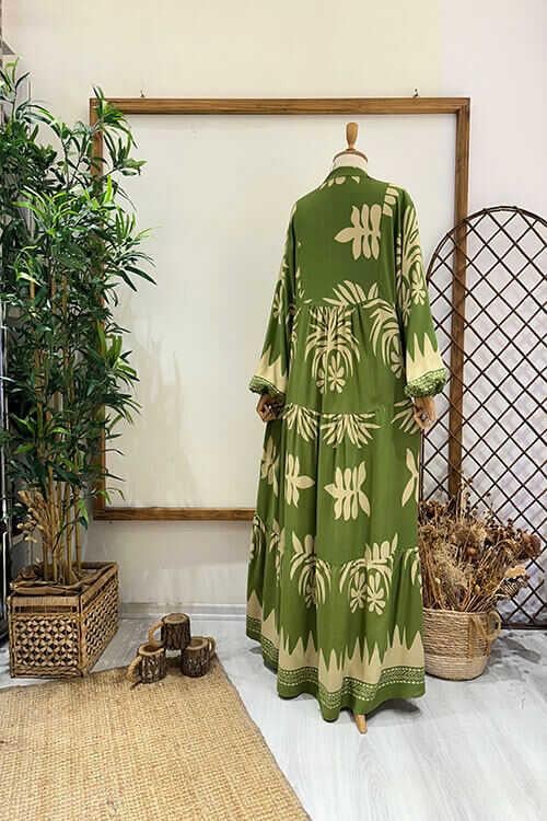 HELİN ELBİSE Yeşil