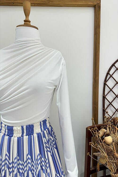 JANSET SANDY BLUZ Beyaz