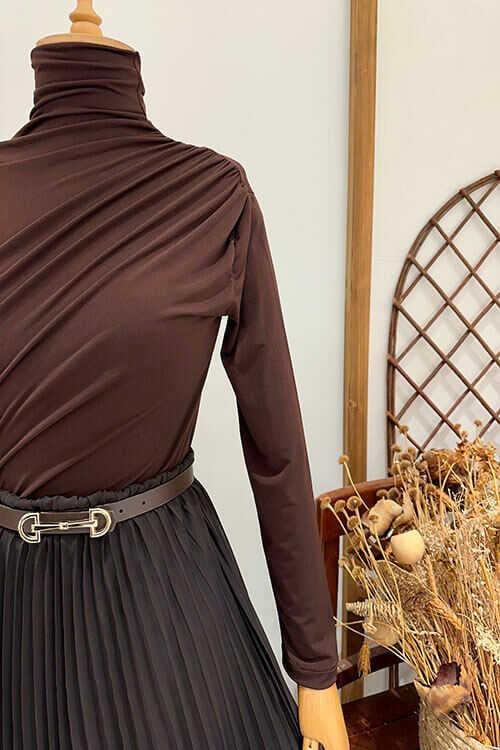 JANSET SANDY BLUZ Kahve