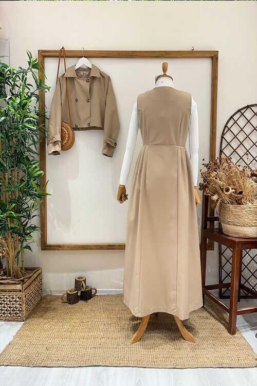 JİLE TRENÇ CEKET Camel