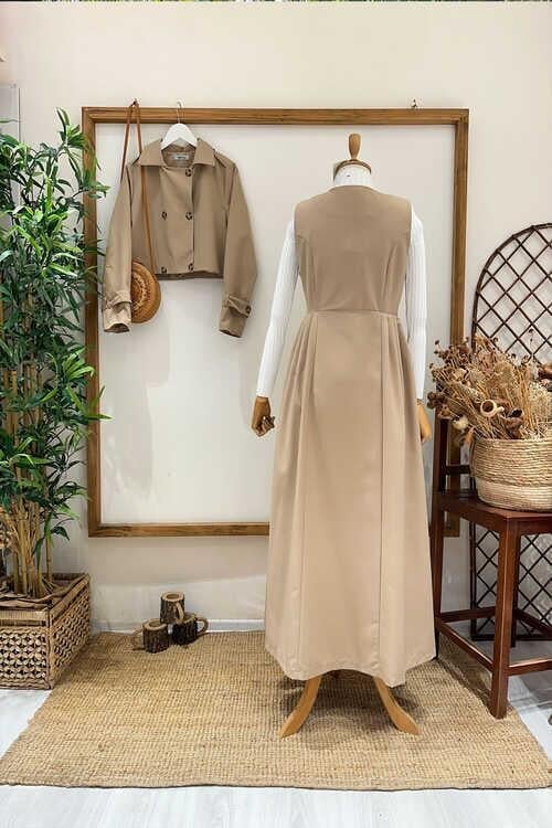 JİLE TRENÇ CEKET Camel