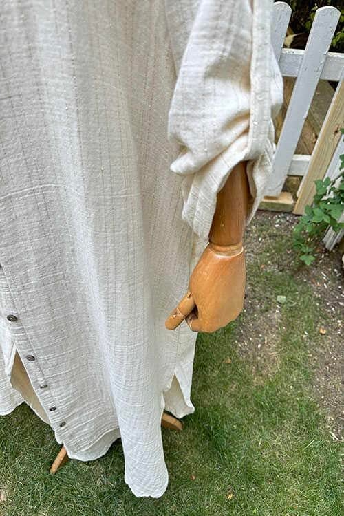 KETEN YALDIZ ÇİZGİLİ PANTOLON TAKIM