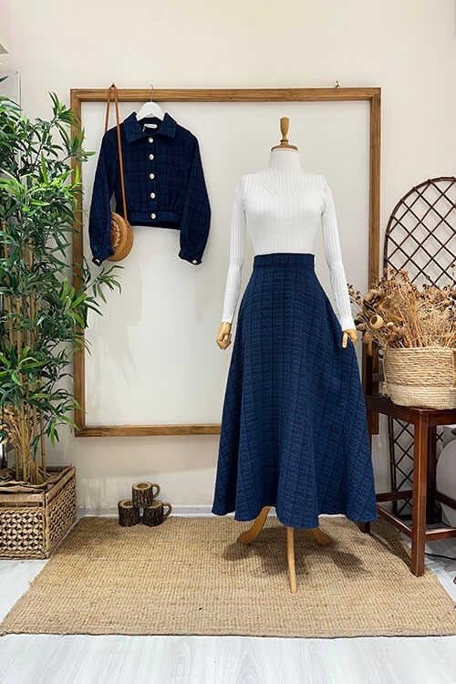 MİNİ CEKET ŞANEL TAKIM LACİ