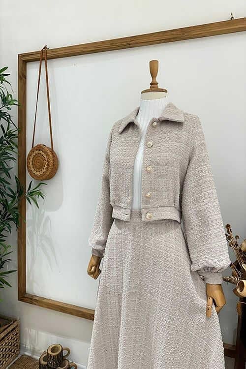 MİNİ CEKET ŞANEL TAKIM TAŞ