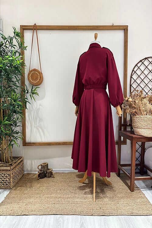 MİNİ CEKET TAKIM Bordo