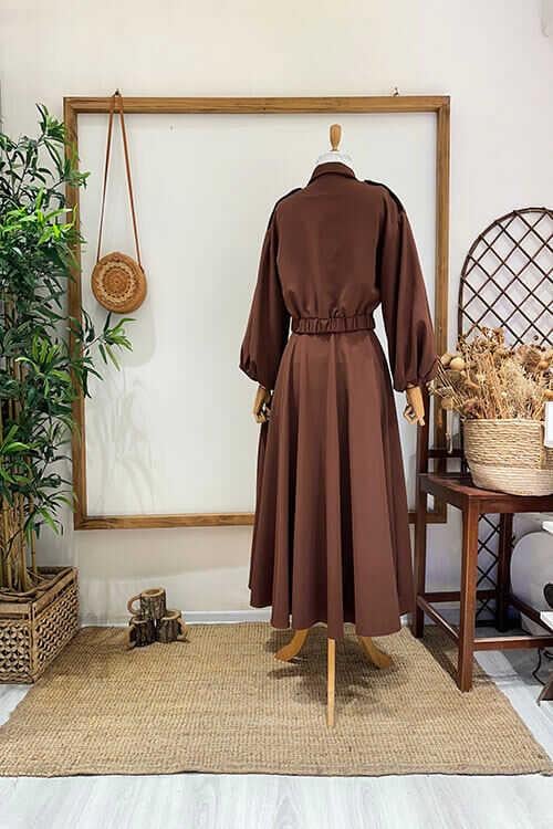 MİNİ CEKET TAKIM Kahve