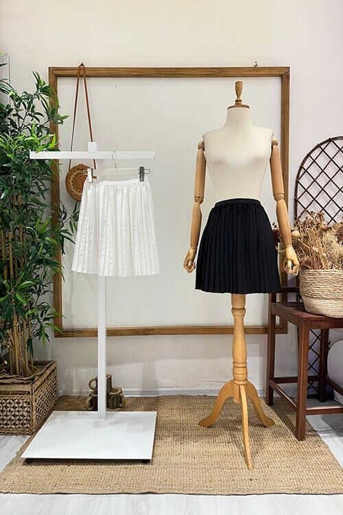 PİLİSE ETEK İÇLİK Siyah