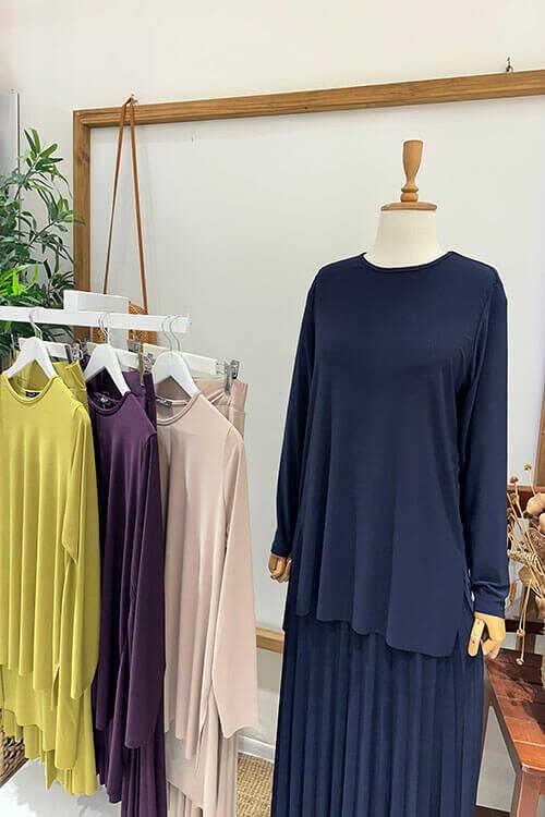 PİLİSE ETEKLİ SANDY TAKIM