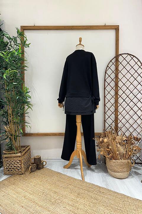 SADRA TAŞLI TAKIM Siyah