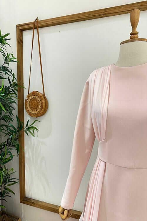 ŞİFON DETAY ELBİSE SennaDesign