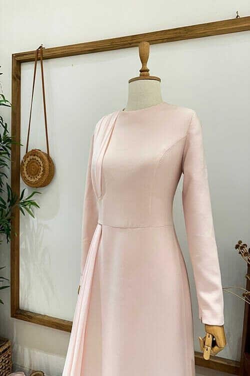 ŞİFON DETAY ELBİSE SennaDesign