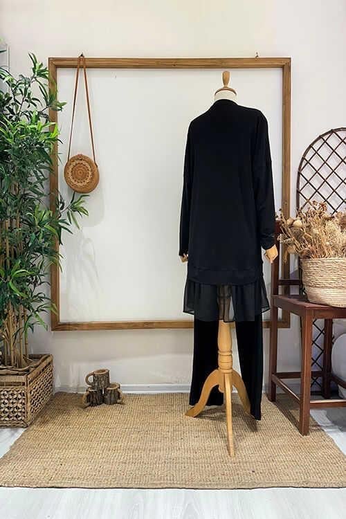 ŞİFON İP DETAYLI TAKIM