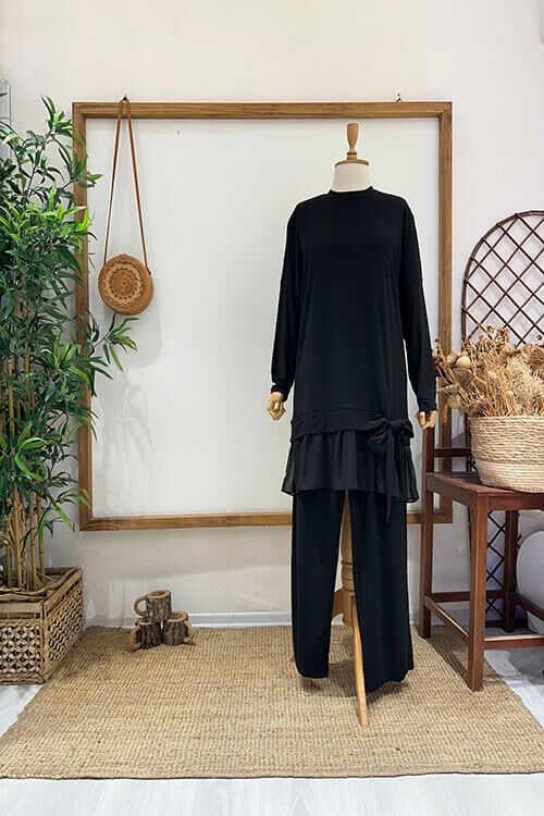 ŞİFON İP DETAYLI TAKIM