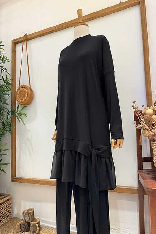 ŞİFON İP DETAYLI TAKIM