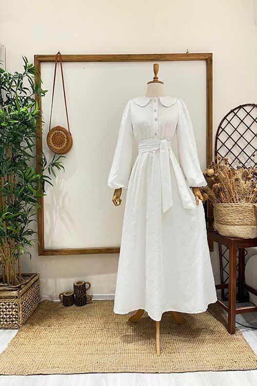 SİMLİ BEBE YAKA ABİYE