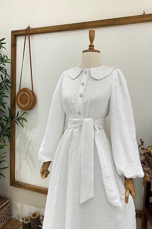 SİMLİ BEBE YAKA ABİYE