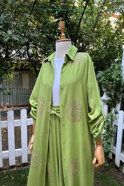 TURA PANTOLON TAKIM Yağ Yeşili