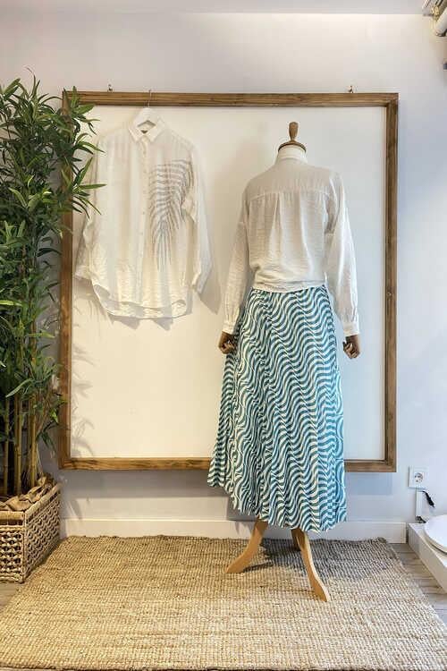 Yaprak Taşlı Gömlek