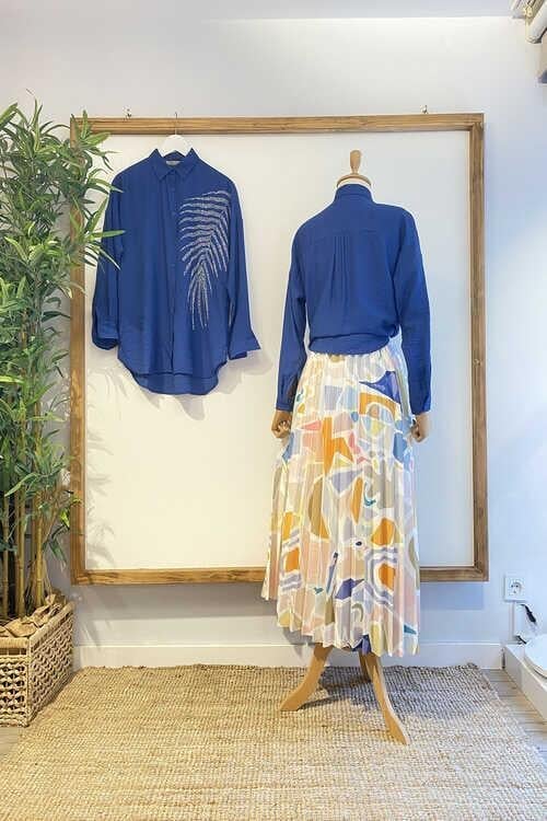 Yaprak Taşlı Gömlek