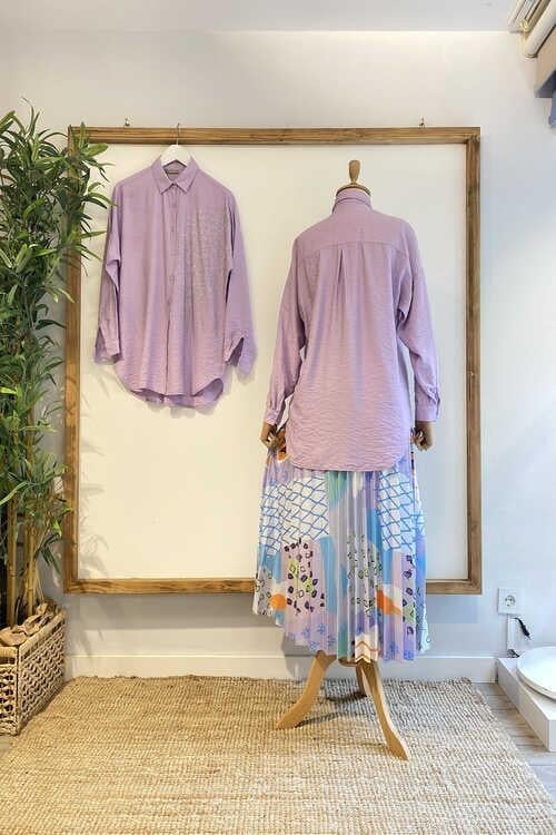 Yaprak Taşlı Gömlek