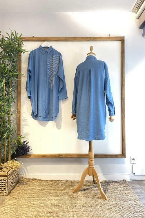 Yaprak Taşlı Tunik