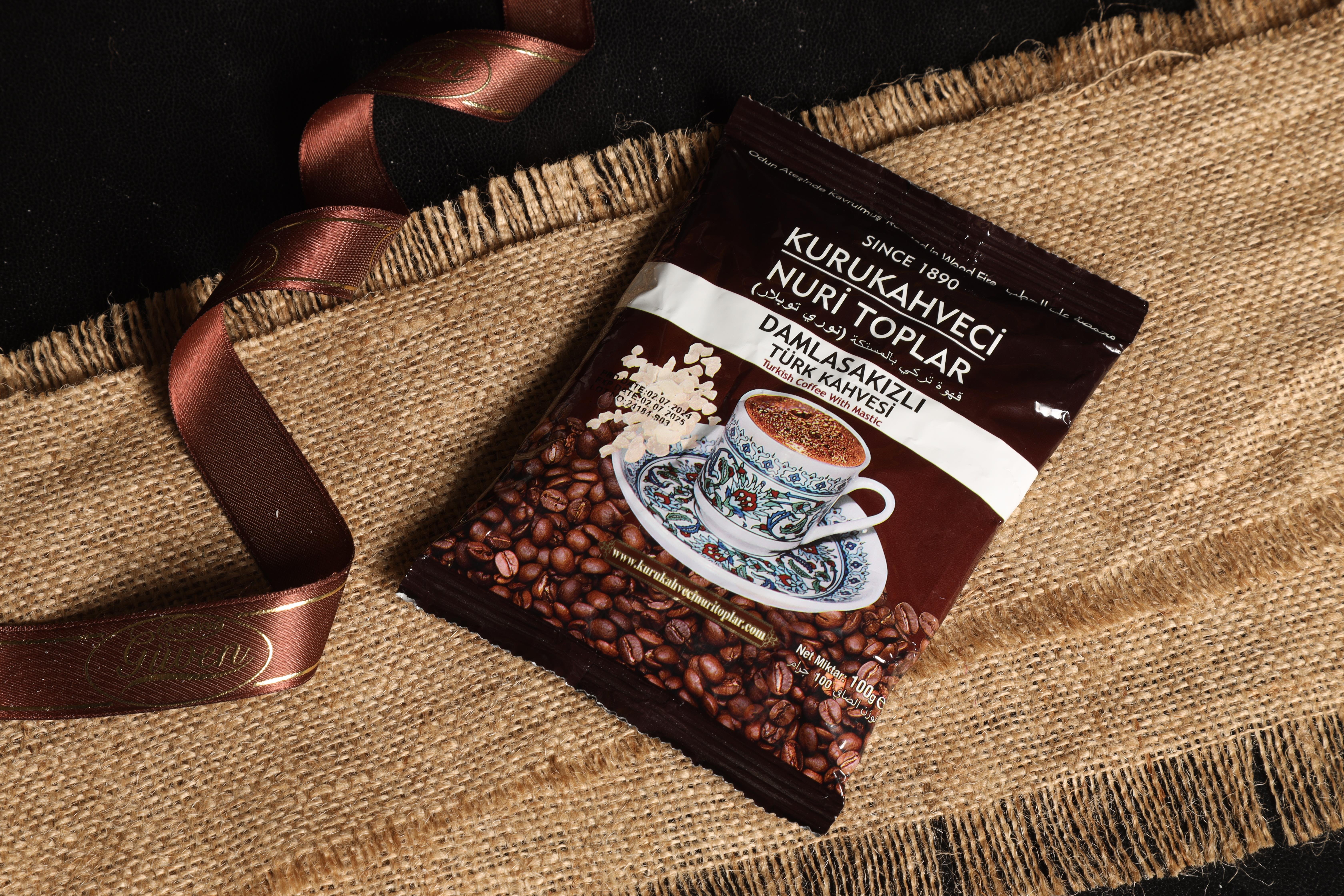 NURİ TOPLAR DAMLA SAKIZLI TÜRK KAH. 100 GR
