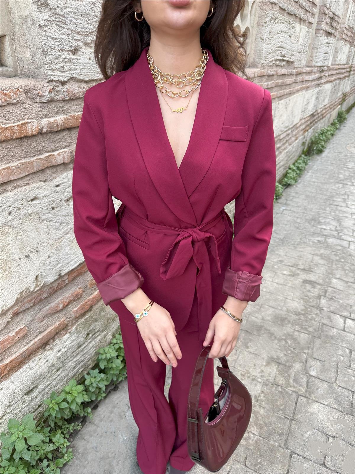 3047 Takım Bordo
