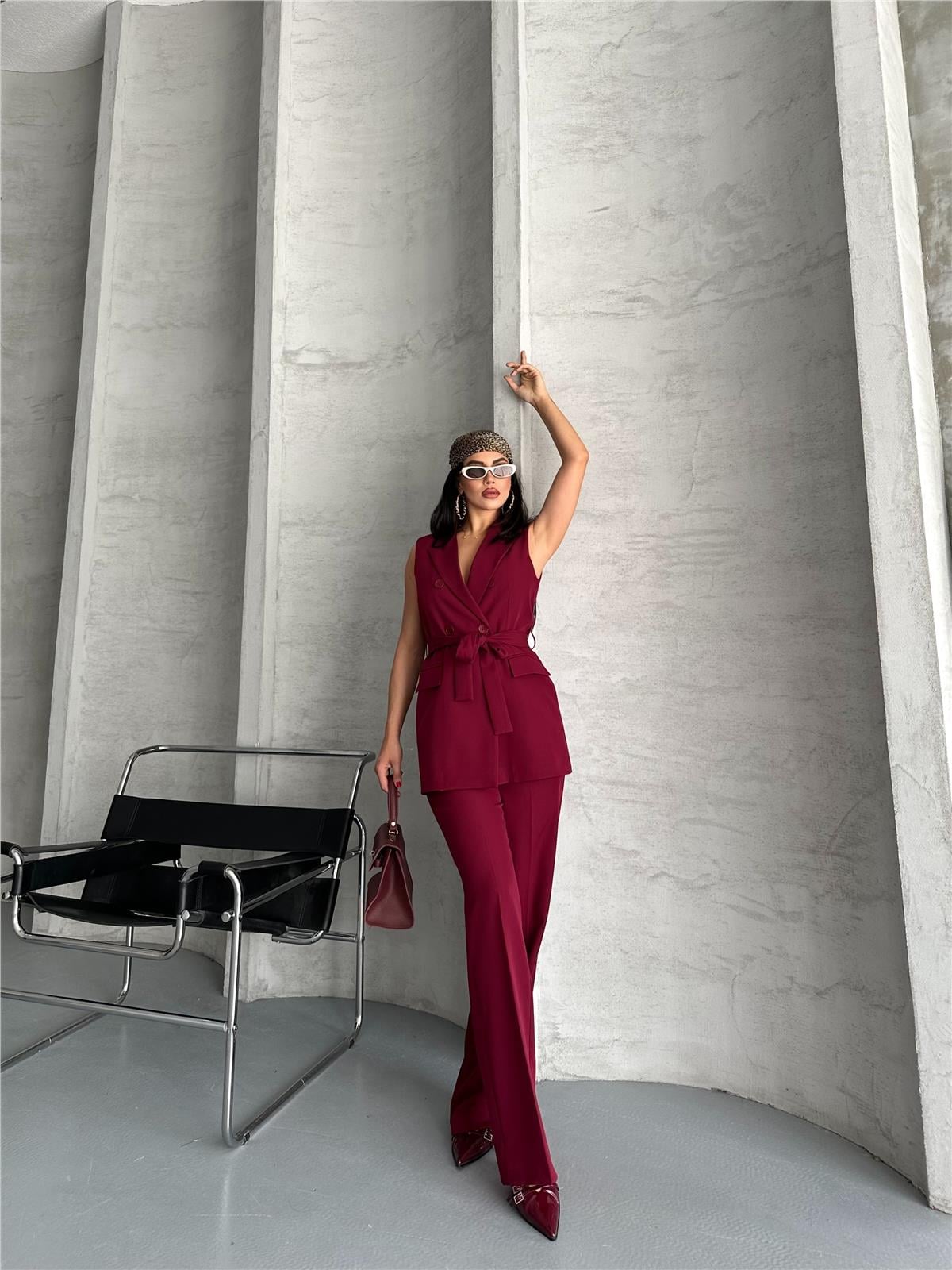 3076 Takım Bordo