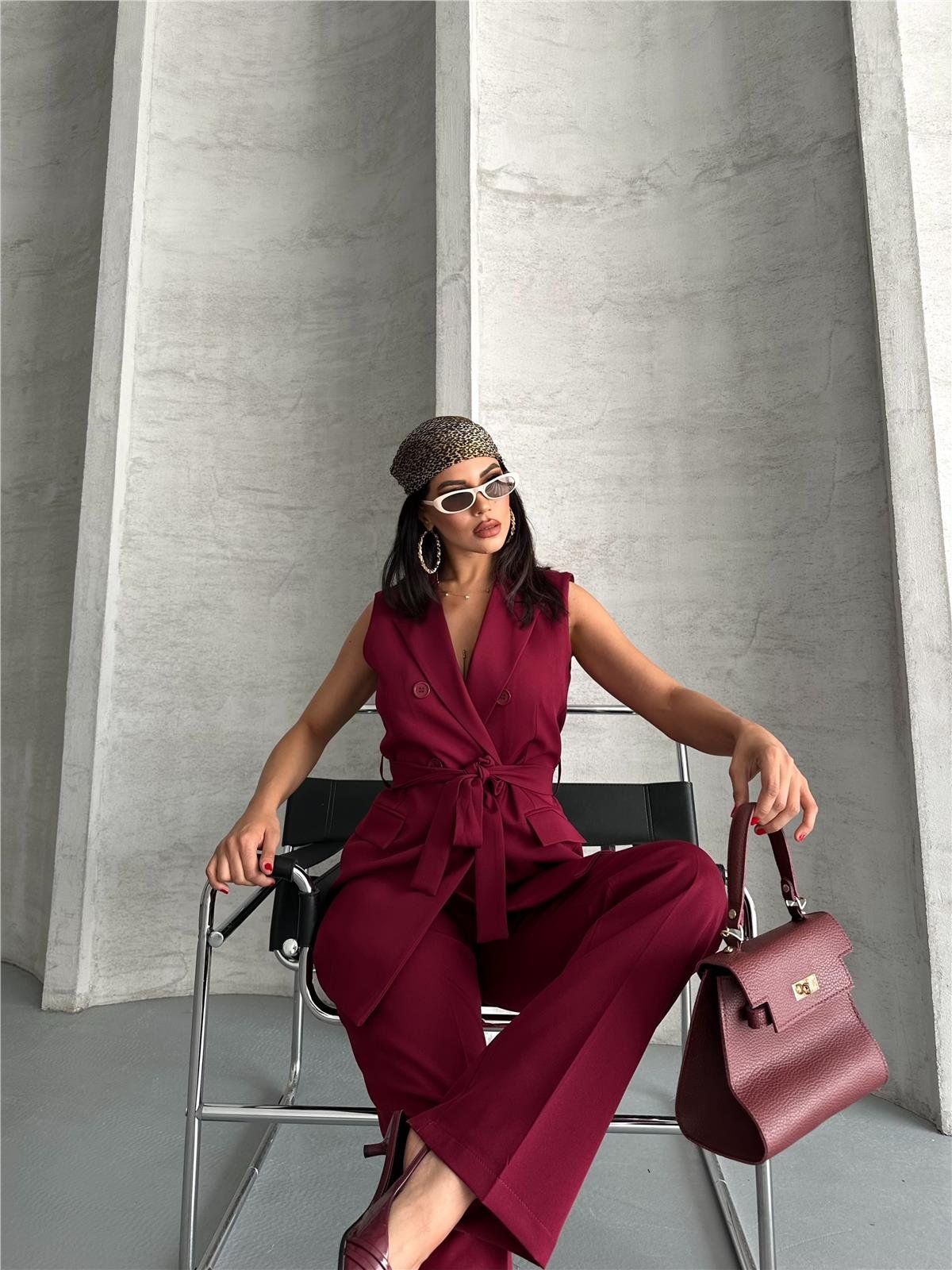 3076 Takım Bordo