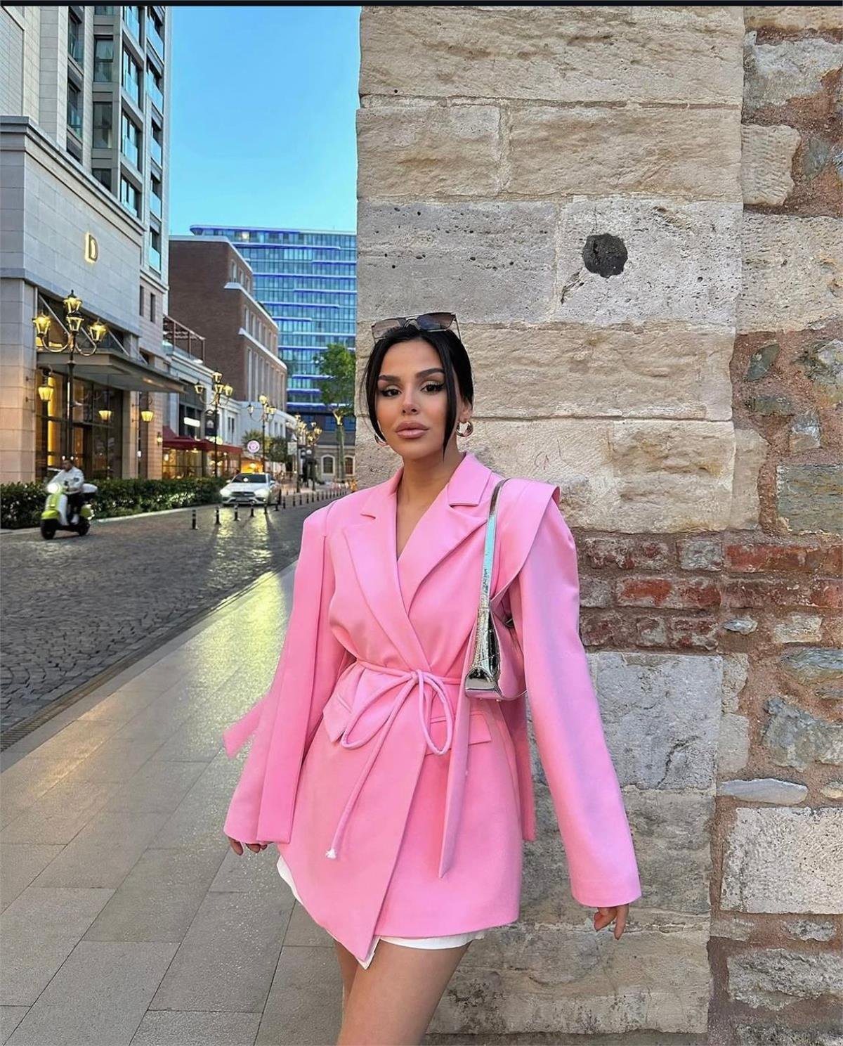 3078 Ceket Pembe