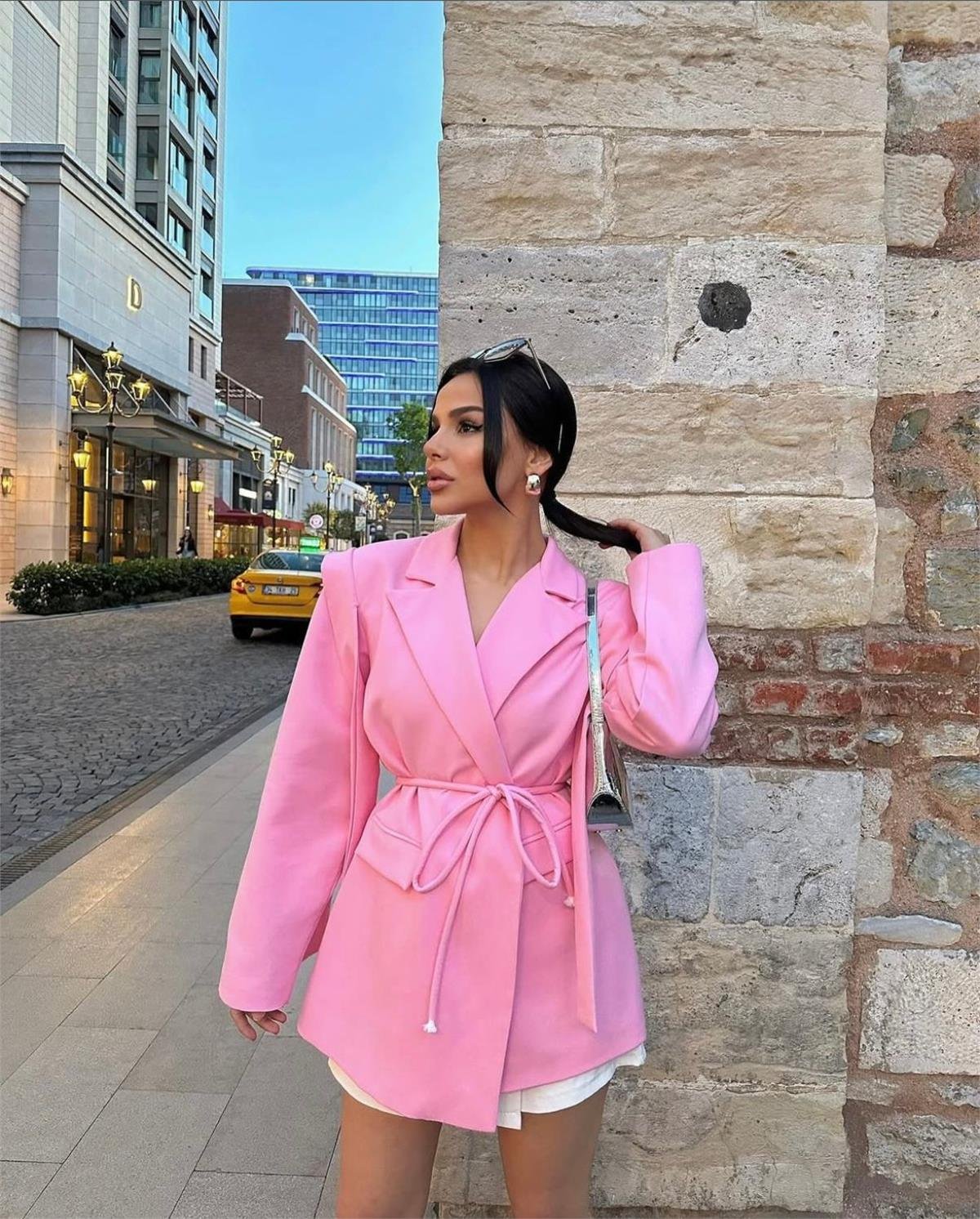 3078 Ceket Pembe