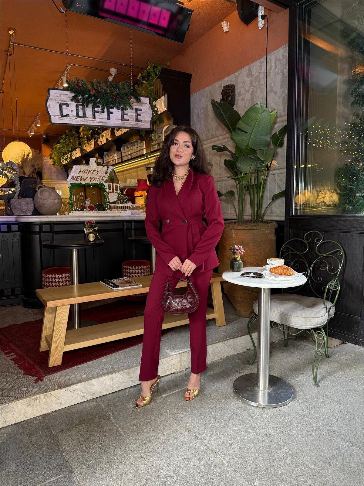 3107 Takım Bordo