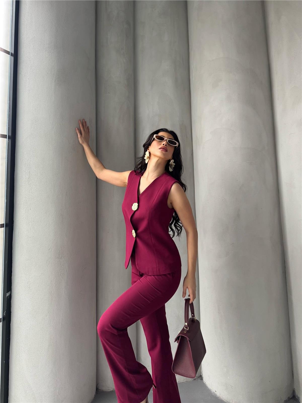 3109 Takım Bordo