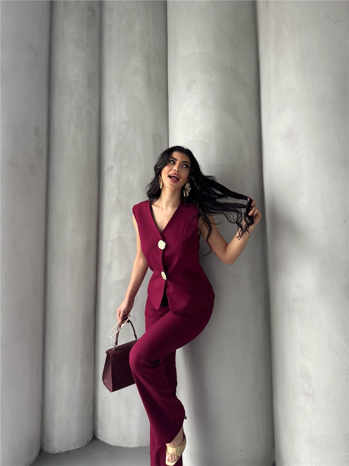 3109 Takım Bordo