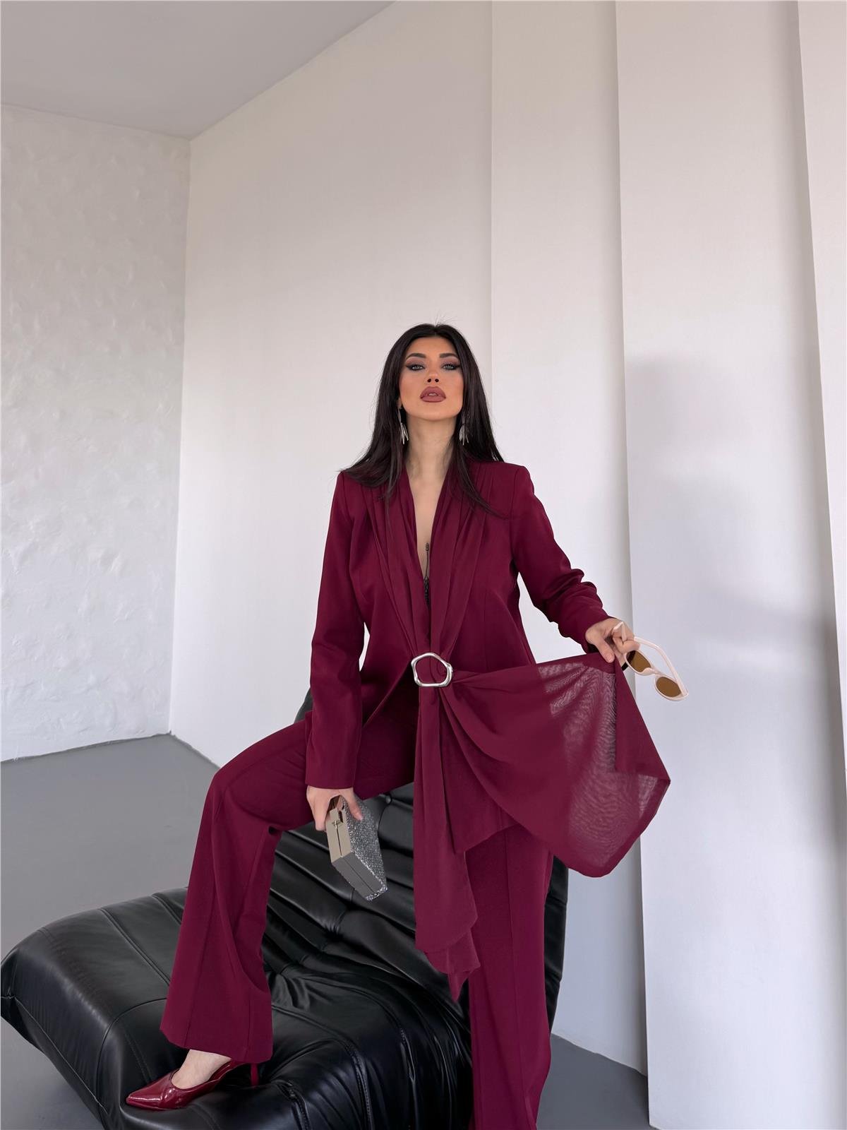 3113 Takım Bordo