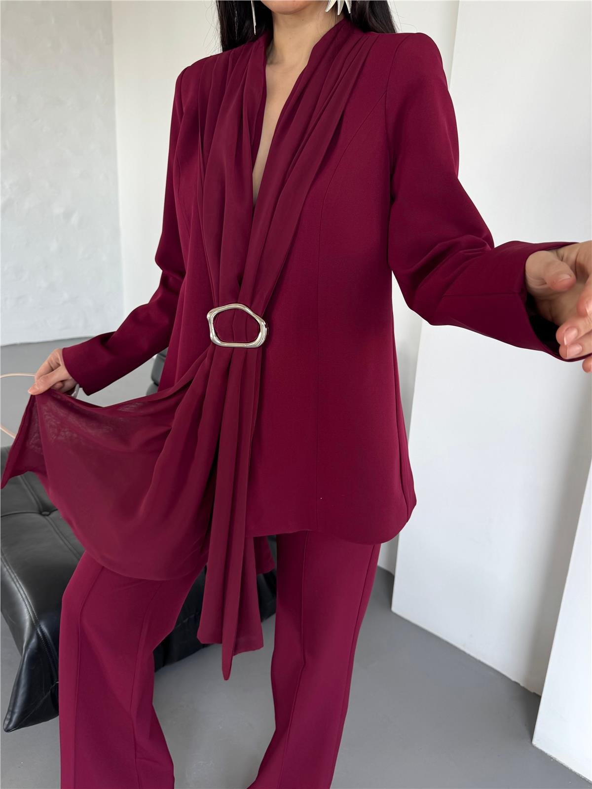 3113 Takım Bordo