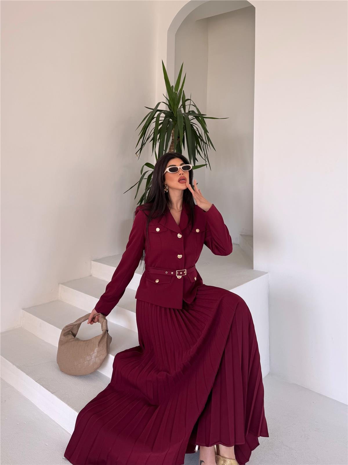 3114 Takım Bordo
