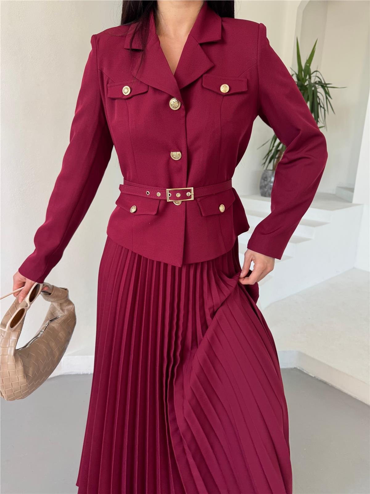 3114 Takım Bordo