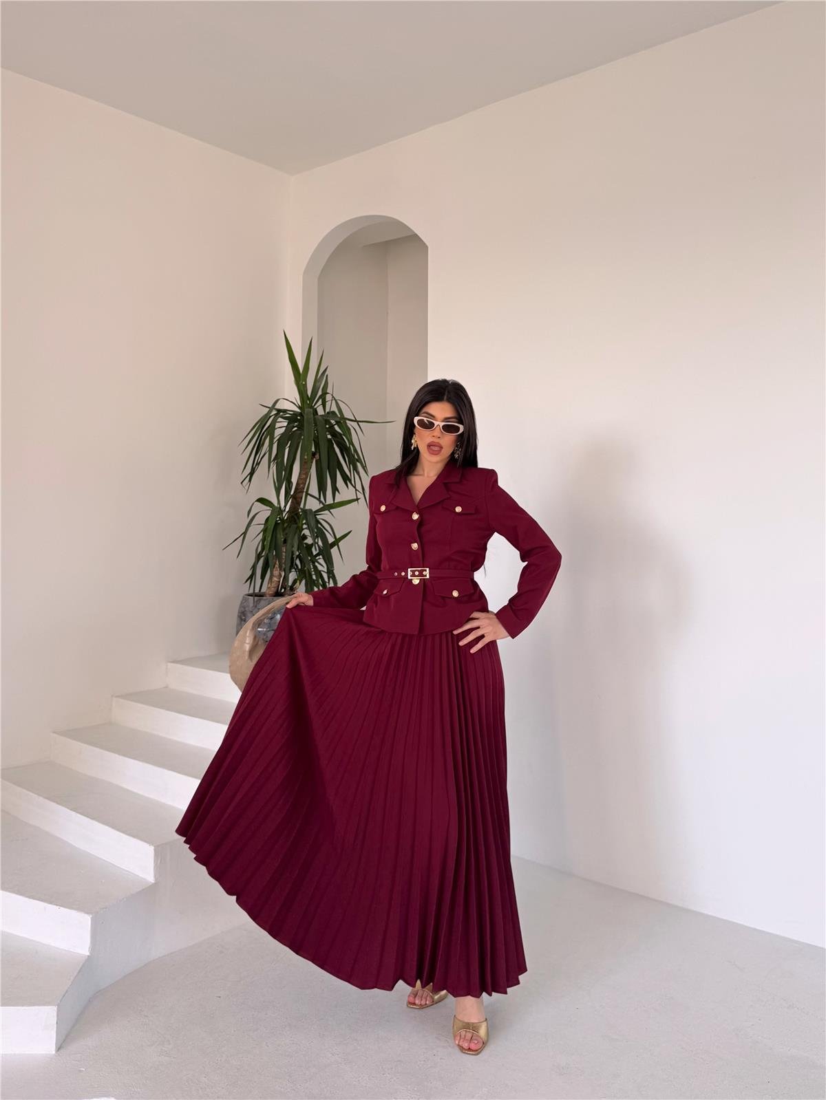 3114 Takım Bordo