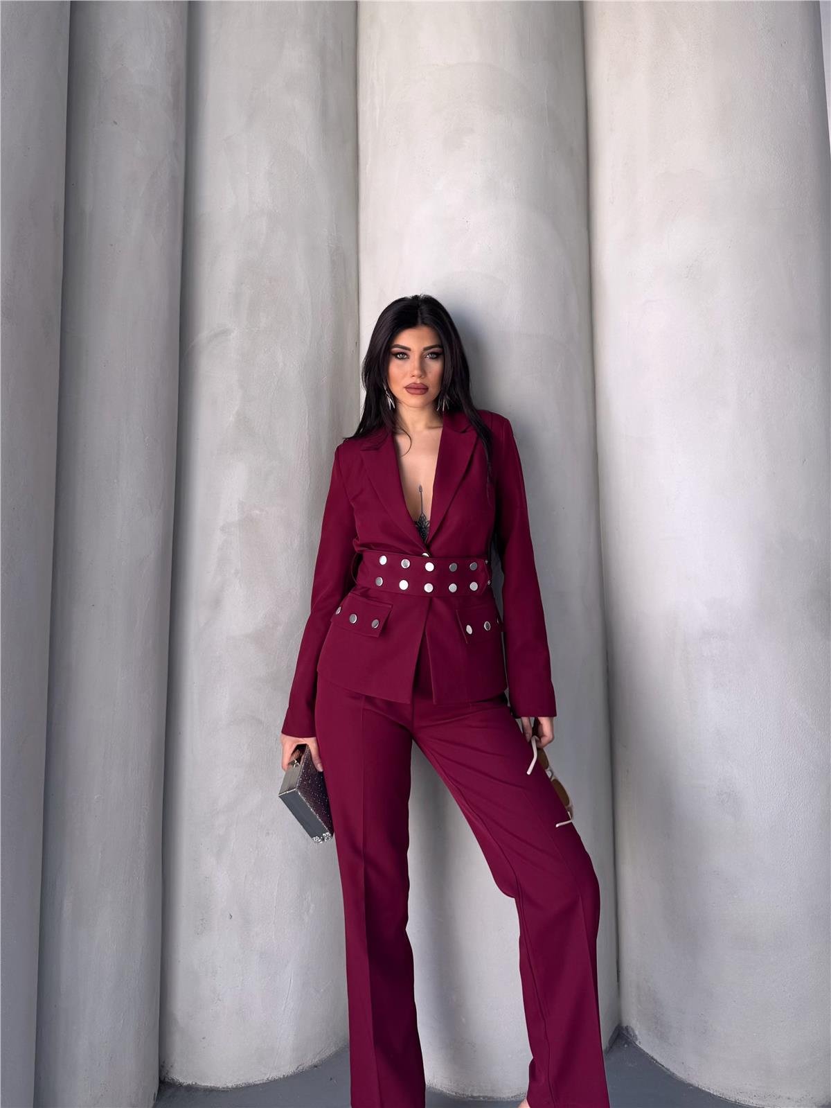 3117 Takım Bordo