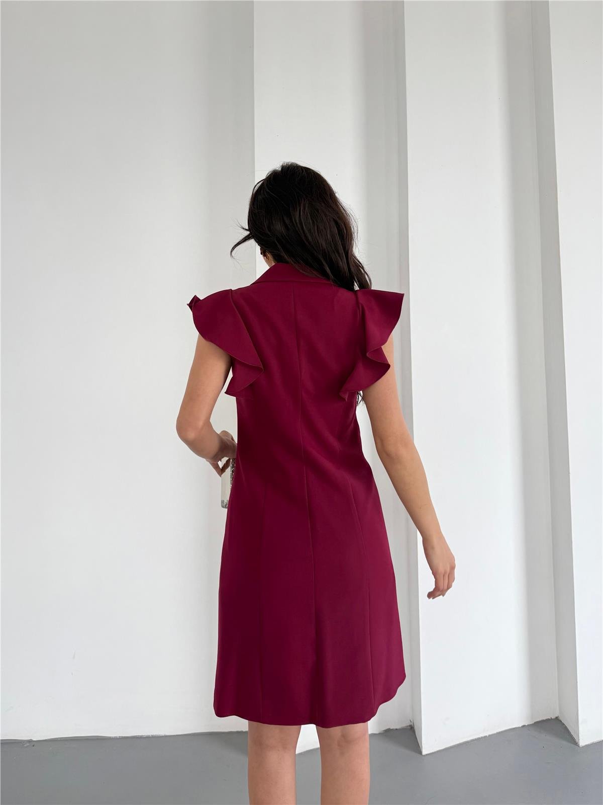3118 Yelek Bordo